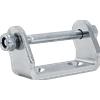 STEELPRESS Supporto cerniera integrato STEELPRESS UH-01 per montaggio laterale sul rimorchio