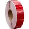 UNITRAILER NASTRO CATARIFRANGENTE 1m x 5cm NASTRO RIFLETTENTE ROSSO DI SEGNALAZIONE