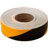 UNITRAILER Nastro catarifrangente 45m x 5cm nastro riflettente in segmenti giallo-nero nastro di segnalazione
