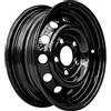 UNITRAILER Cerchio in acciaio per rimorchio UNITTRAILER nero 5.5Jx13"H2 5x112 ET:30