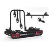 Atera Strada Sport M3 + adattatore per 4 bici - portabici da gancio traino per 4 bici (nero)