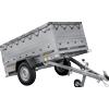 UNITRAILER Rimorchio per auto 200x106 UNITRAILER GARDEN 200 KIPP con sponde BIS e copertura grigia