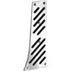LAMPA Accessories Poggiapiedi conducente LAMP in alluminio con gomma antiscivolo