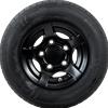 KENDA / STARCO Ruota rinforzata per rimorchio KENDA PNEUMATICI 195/55 R10C 98/96N CERCHIO ALLUMINIO STARCO nero 6Jx10"H2 5x112 ET:-4