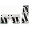LAMPA Accessories Copripedali LAMPA TOURING BLACK PILOT in alluminio con gomma antiscivolo
