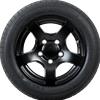 KENDA / STARCO Ruota per rimorchio rinforzata KENDA PNEUMATICI 195/50 R13C 104/102N CERCHIO IN ALLUMINIO STARCO nero 6Jx13"H2 5x112 ET:30