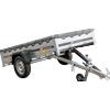UNITRAILER Rimorchio per auto 230x125 UNITRAILER GARDEN 230 KIPP con copertura grigia