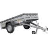 UNITRAILER Rimorchio leggero 200x125 UNITRAILER GARDEN 201 KIPP con telone grigio