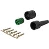 MANTES Connettore a baionetta Mantes 5 PIN destro verde