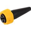 MANTES Connettore MANTES per fanali posteriori rimorchio a baionetta 5 PIN, giallo, sinistro