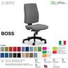 SEIPO BOSS BS0009 poltrona operative schienale imbottito movimenti R4 tessuto V SEIPO