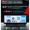 XTRONS AUTORADIO GPS Audi Q5 Android 14 WiFi 4G XTRONS QBA24Q5CL Carplay Snapdragon