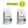 Exclusion Cane Hydrolized Hypoallergenic Adulto Medium Large Pesce e Amido di Patate PROMO +2 prezzo a pezzo