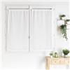 LOJI HomeMaison.com Paide de Vetrages Drittes - Vetratura in Fiammati - Vetratura Occultante - Vetri Bianco - Vetri 60X120