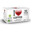 Caffè strega 50 Cialde I Love Coffee Miscela Rossa + Accessori
