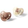 BabyOno Take Care Anatomical Silicone Soothers 2 pz