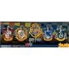 AQUARIUS 73029 Harry Potter-Crests 1000 Piece Slim Jigsaw Puzzle, Multi-Colored