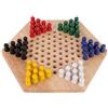 Tbest Set Dama Cinese, Set di Pedine Colorate per Interno/Esterno di Giochi da Tavolo Educativi per Bambini Gioco da Tavolo Cinese per Famiglie Forniture Per Scacchi E Carte
