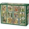 Cobble Hill Puzzle 1000 pezzi da giardiniere: calendario da giardiniere, poster campione incluso