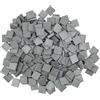 Cayway 200 Pz Mattoni in Miniatura Nero, 1:35 Quadrata Mini Modello di Mattoni per Costruzione Decorazioni, Micro Paesaggio, La Decorazione del Giardino Della Del Paesaggio DIY