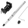 Yctze Appendiabiti per Smerigliatrice Rotante, Supporto per Trapano Mini Smerigliatrice Yctze con Supporto per Albero Flessibile per Utensili Rotanti Argento