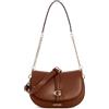 GUESS borsa a tracolla Carrie Flap Shoulder Bag Cognac marrone