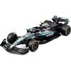 Burago Bburago - F1 Mercedes-AMG W16 2025#12 Antonelli, Auto Diecast in Scala 1:43 con Dettagli Autentici, Replica F1 Mercedes, Livrea Argento/Nera, Licenza Ufficiale, Età Consigliata 3+ Anni