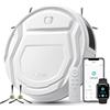 Lefant M210P Robot Aspirapolvere, Potenziamento Tappeto, Aspirazione 2200Pa, Ultrasottile 7.8cm Aspirapolvere Robot,Ideale Per Peli di Animali, Moquette, Pavimento Duro, App/WiFi/Alexa/Con Telecomando