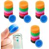 ABOOFAN Set Da 10 Tappi Per Bottiglie In Vetro A Forma Di T – Riutilizzabili, Con Guarnizione In Silicone, Per Vino, Birra E Bevande, 3,2 Cm