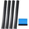 Mewtush Adesivo Carbonio Fibra 3D,150x30cm Pellicola Adesiva per Auto,Wrapping Pellicola in Vinile con Raschietto,Pellicola Adesiva per Auto,Moto,Interni ed Esterni, Fai-da-Te,Pellicola Wrapping Auto e Moto