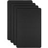 Lunpoem 4 PCS Tappetino Antiscivolo Auto Cruscotto 12x19cm, Tappetino Antiscivolo per Cruscotto Auto in Silicone, Riutilizzabile, Universale per Smartphone, Chiavi, Occhiali