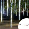 Wisdom Pioggia di meteore luminose da 288 Led Bianco Freddo Wisdom