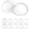 pawpoem 12 pcs Fermaporta Maniglia a Muro, Fermaporta Maniglia Adesivo con Paracolpi Porta, Proteggi Maniglia Porta, Paracolpi Muro e Gommino Maniglia Porta per Camera, Cucina, Bagno e Ufficio