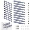 Smomend 10pcs Push Pull per Ante Scrocco magnetico, Chiusura Magnetica per ante, Apertura a Pressione Ante Push Pull,Chiusure Magnetiche Push to Open per Armadi, Apertura a Pressione per Ante Senza Maniglie