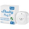 Shelly Plug IT, Presa Intelligente Wi-Fi Italiana (Tipo L) - 2300W (10A), Monitoraggio Energia, Consumi, Controllo Vocale e Remoto, Timer, iOS Android App, Alexa Google Home, Nessun Hub Richiesto