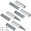 pawpoem 4 PCS Push Pull per Ante, Sistema Push to Open per Apertura e Chiusura, Chiusura Magnetica per Ante in Alluminio, Push Sportello Cucina e Mobili, Push Up per Armadi, Cassetti e Porte