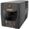 INFOSEC Gruppo di continuita' Infosec UPS X1+ 1000VA 500W 4prese Usb-A Nero