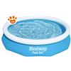 Bestway Piscina Rotonda Fast Set Gonfiabile (Ø244x61cm) Art. 57448 - Fast Set (Ø244x61cm)