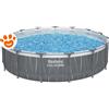 Bestway Piscina Rotonda Steel Pro Max (Ø457x107cm) con Luce LED e Pompa a Filtro Art. 561GD - Steel Pro Max (Ø457x107cm)