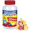 MONTEFARMACO OTC SpA Orsovit Caramelle Gommose Con Vitamine Gusto Frutta 90 Caramelle