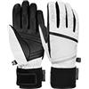 Reusch Tessa Stormbloxx Membrana impermeabile antivento da donna, guanti da sci, traspiranti, guanti da neve, guanti invernali, 6,5, bianco/nero, bianco/nero