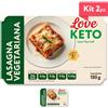 Love Keto Lasagna Proteica Vegetariana 150 Grammi Kit 2 Pezzi