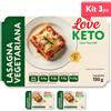 Love Keto Lasagna Proteica Vegetariana 150 Grammi Kit 3 Pezzi