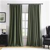 RAIN CITY Tende oscuranti extra larghe in lino con ganci, 177,8 cm di larghezza per finestre da 152,4 e 182,9 cm, 2 pannelli, con linguetta posteriore, tende plissettate per porte scorrevoli in vetro