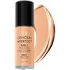 Milani Cosmetic Conceal + Perfect 2-In-1 Fondation + Concealer Fondotinta liquido 30 ml Nr. 03A1 - Pure Beige