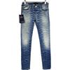 Armani Jeans J06 Comfort Skinny Fit Jeans Donna W24 Zebra Sbiadito Zip Fly Blu