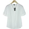 NAUTICA Camicetta Donna XS Maniche Corte Bianco Collo a V Maglia Pullover