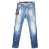 Armani Jeans J06 Skinny Fit Jeans Donna W25 Luce Blu Lavare Zebrato Zip