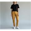 DIESEL P-Jasper Pantaloni Donna W28 Zip Fly Logo Cinch Lati Sbiaditi Pieghettati