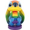 Cableguys Rainbow Stitch Supporto Controller e Telefono - Porta Cellulare Compatibile con Xbox, PlayStation e la Maggior Parte dei Controller, Accessori Gaming per Scrivania e Postazione Gamer